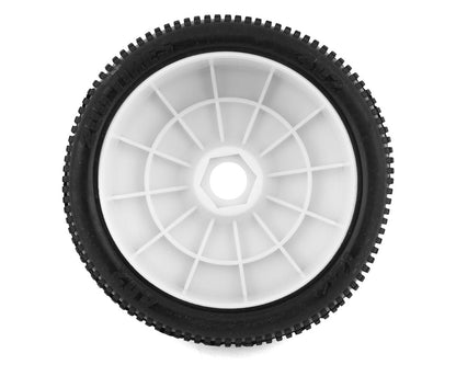 TZO Tires 402 1/8 Buggy Non-Glued Tire Set (White) (4) (Ultra Clay)