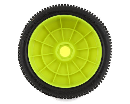 TZO Tires 402 1/8 Buggy Non-Glued Tire Set (Yellow) (4) (Ultra Clay)