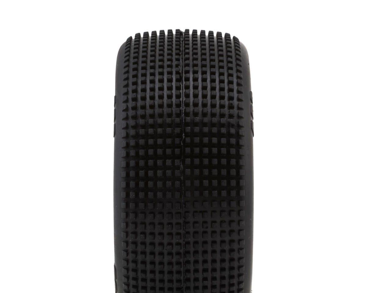 TZO Tires 402 1/8 Buggy Pre-Glued Tire Set (Yellow) (4) (Ultra Clay)