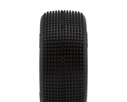 TZO Tires 402 1/8 Buggy Pre-Glued Tire Set (Yellow) (4) (Ultra Clay)