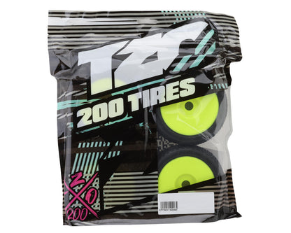 TZO Tires 601 1/8 Buggy Non-Glued Tire Set (Yellow) (4) (Supreme Clay)