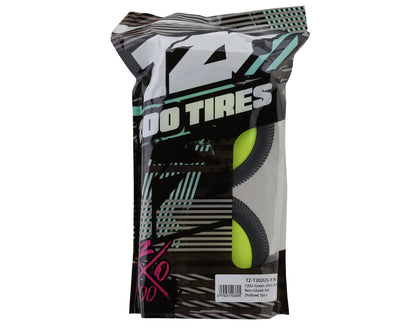 TZO Tires 202 1/8 Truggy Non-Glued Tire Set (Yellow) (2) (Ultra Soft)