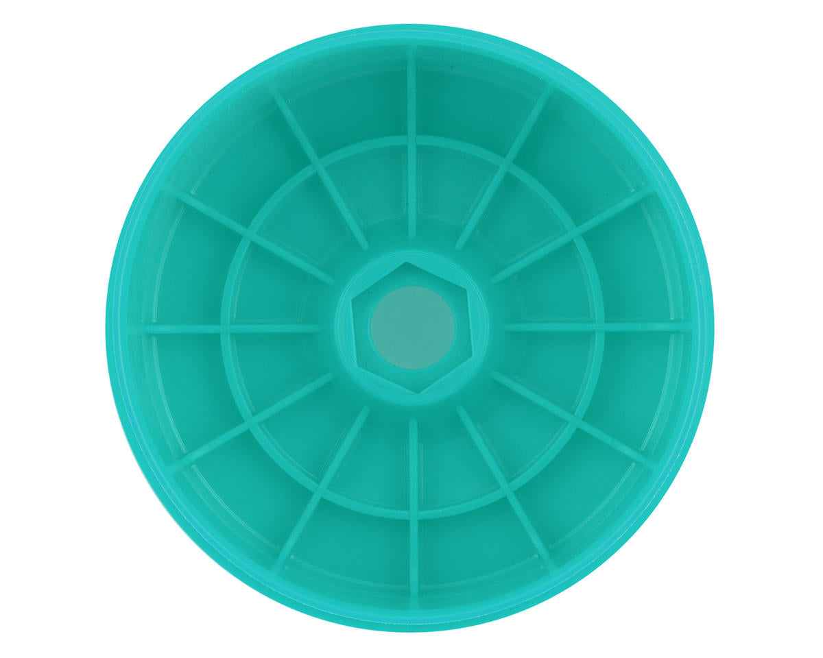 TZO Tires 1/8 Buggy Wheel Set (Turquoise) (4) (83.5mm) w/17mm Hex