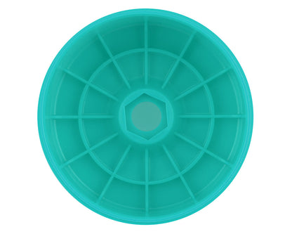 TZO Tires 1/8 Buggy Wheel Set (Turquoise) (4) (83.5mm) w/17mm Hex