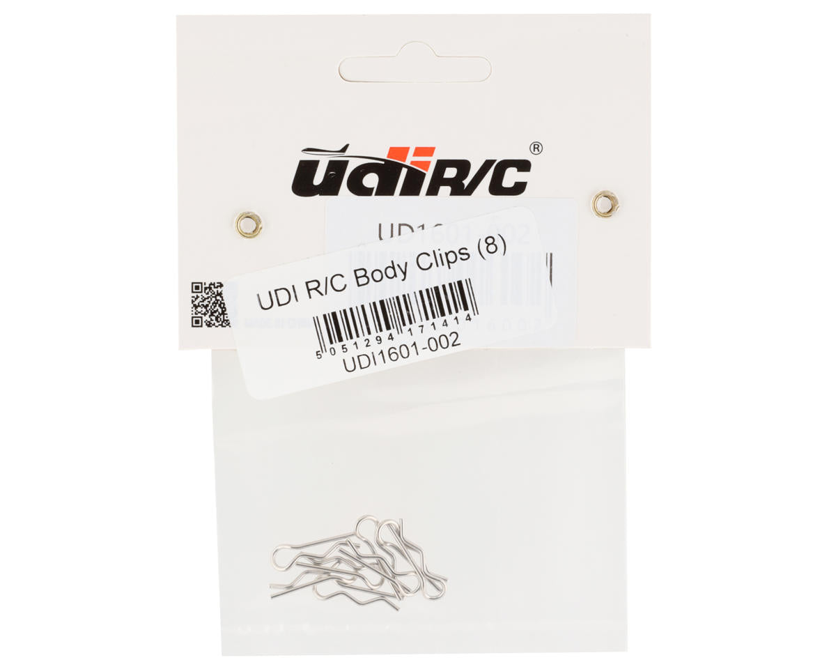 UDI RC 1/16 Body Clips (8)
