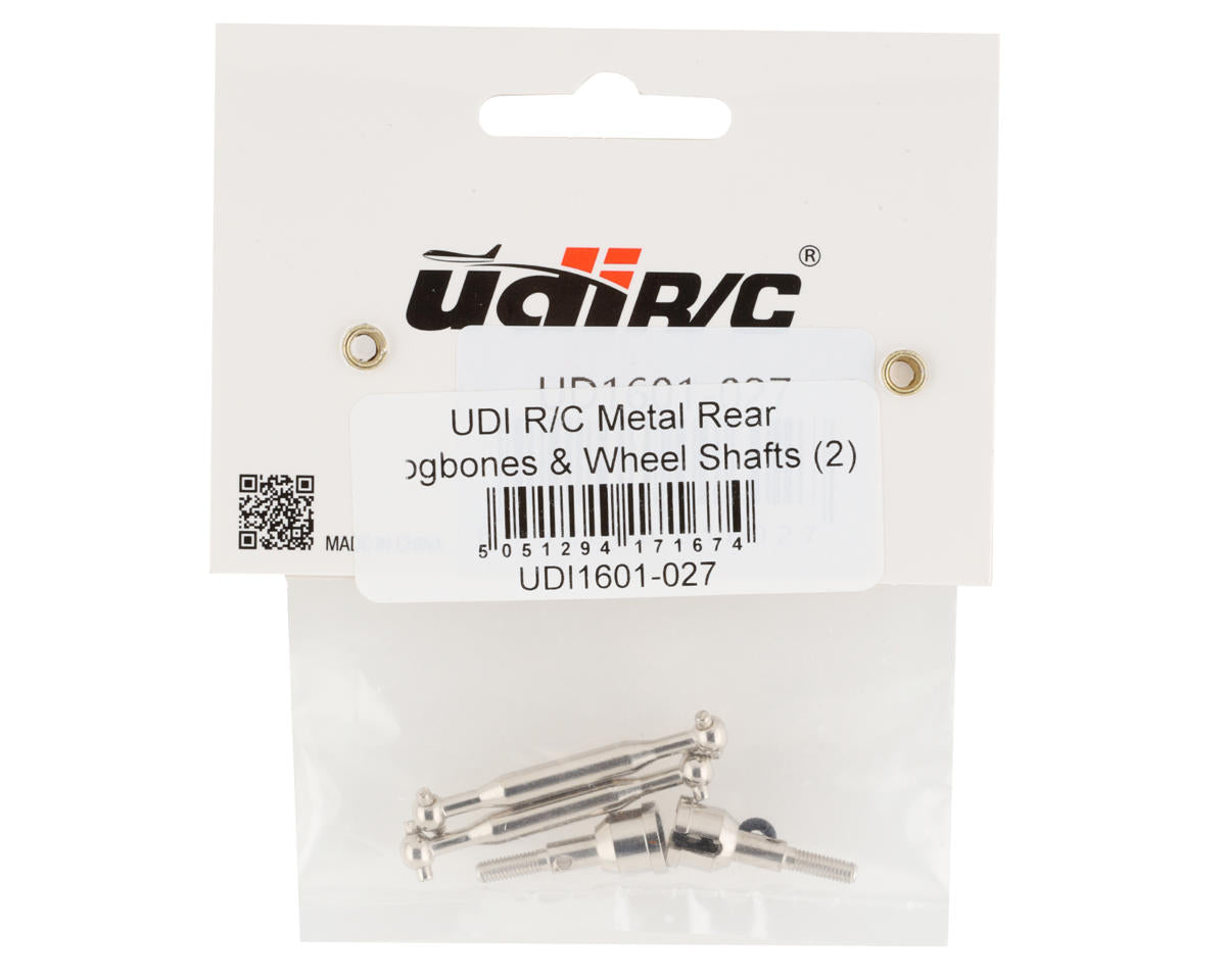 UDI RC 1/16 Metal Rear Dogbones & Axles (2)