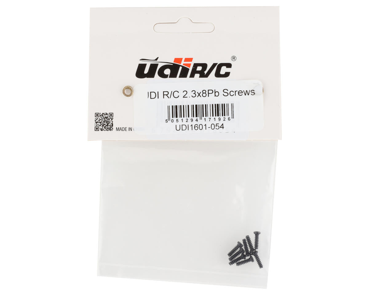 UDI RC 2.3x8mm Philips Button Head Self-Tapping Screws (8)