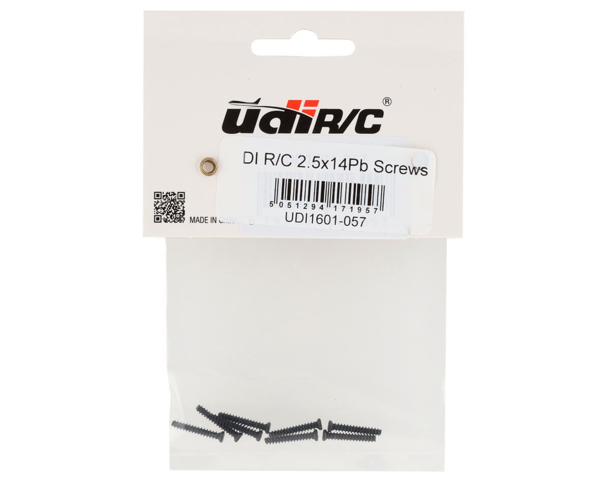 UDI RC 2.5x14mm Philips Button Head Self-Tapping Screws (8)