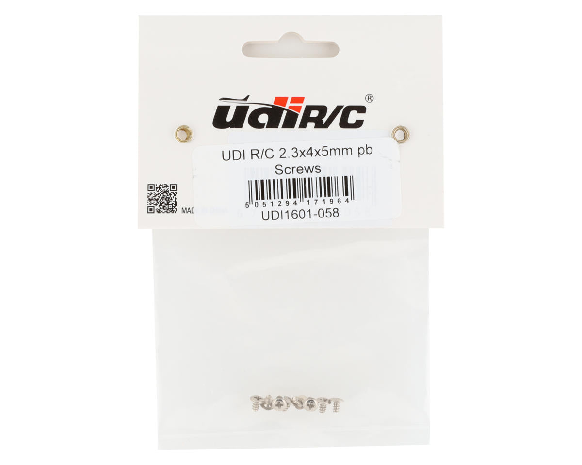 UDI RC 2.3x4x5mm Button Head Self-Tapping Screws (8)