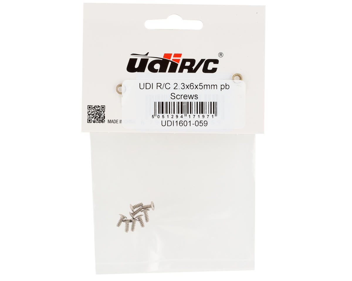 UDI RC 2.3x6x5mm Phillips Head Self-Tapping Screws (8)