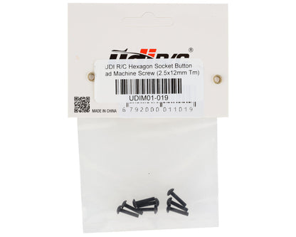 UDI RC 2.5x12mm Button Head Screws (8)