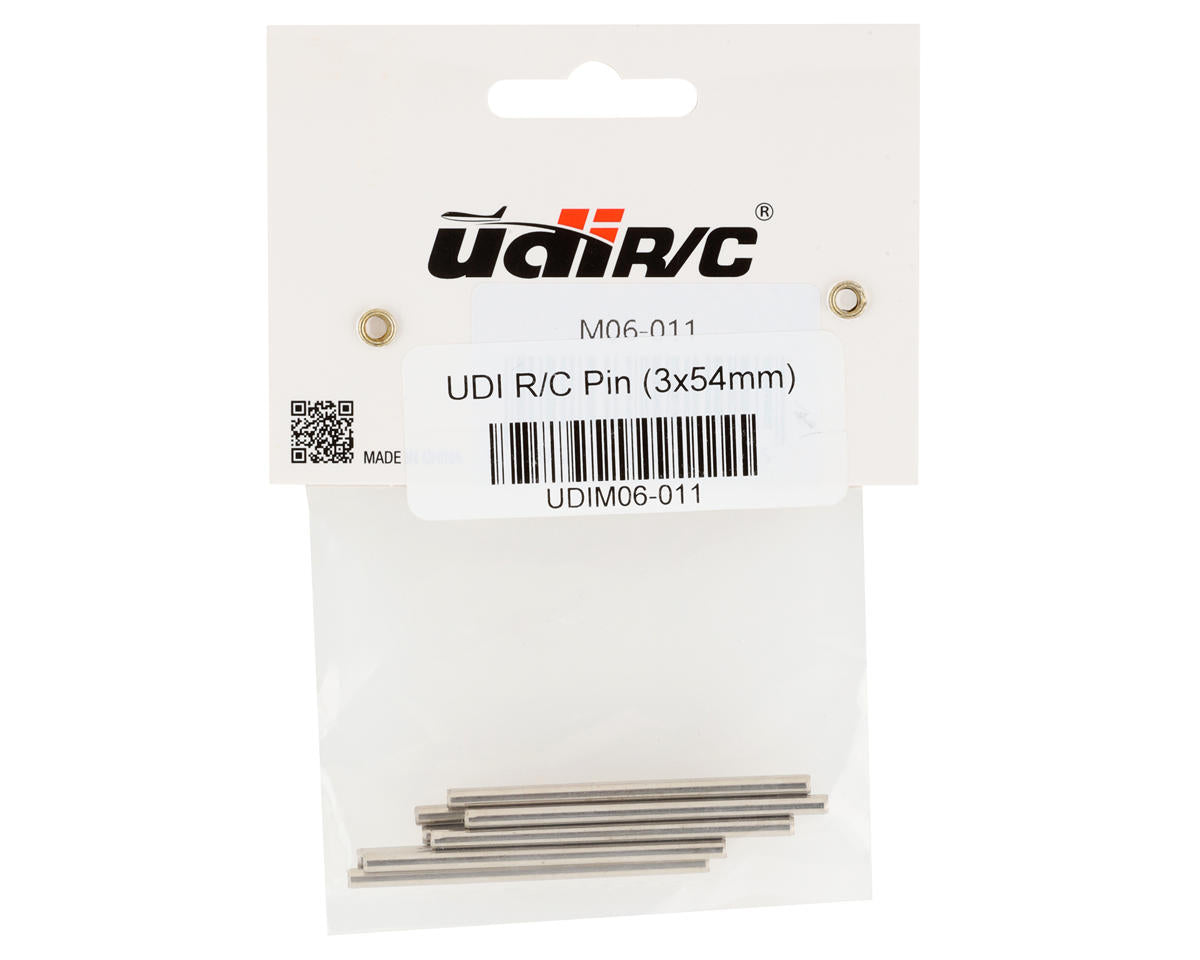 UDI RC 1/12  Front Lower Inner Hinge Pins 3x54mm (8)
