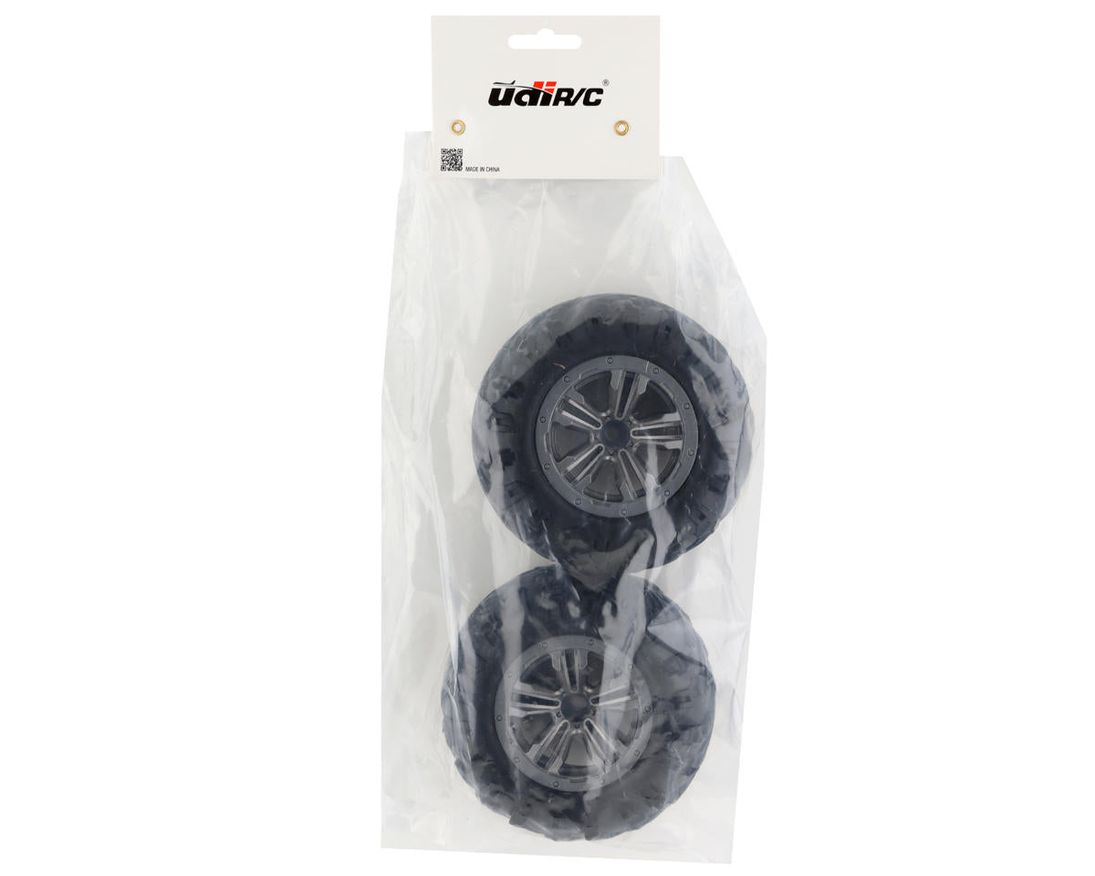 UDI RC 1/12 Pre-Mounted Rubber Tires (2)