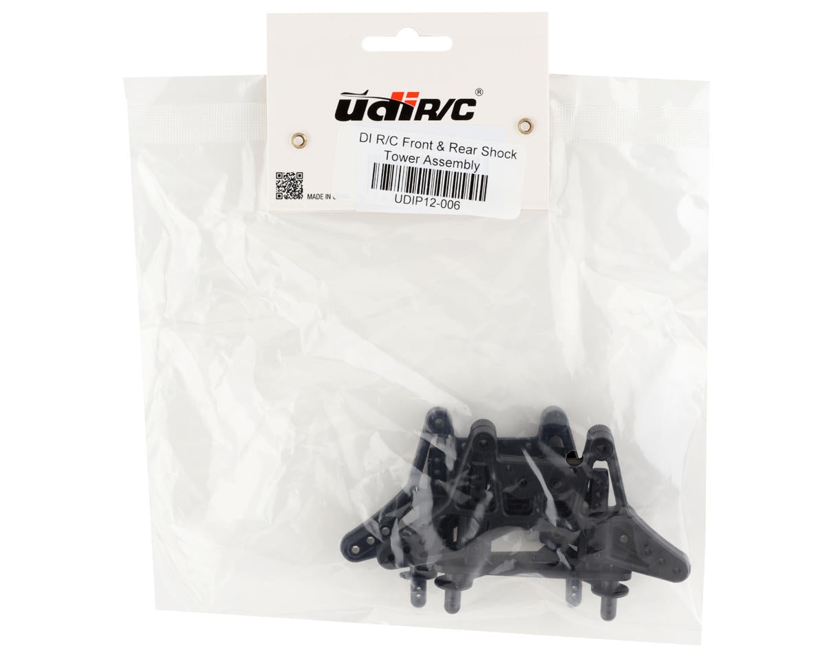 UDI RC 1/12 Front and Rear Shock Tower Assembly