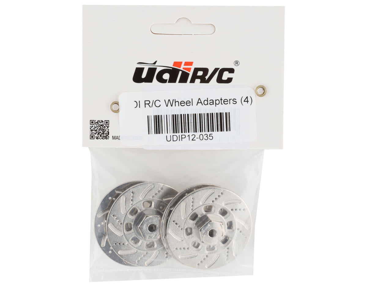UDI RC 1/12 Wheel Adapters w/12mm Hex (4)