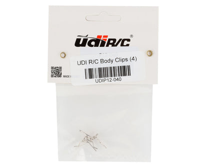 UDI RC 1/12 Angled Body Clips (4)