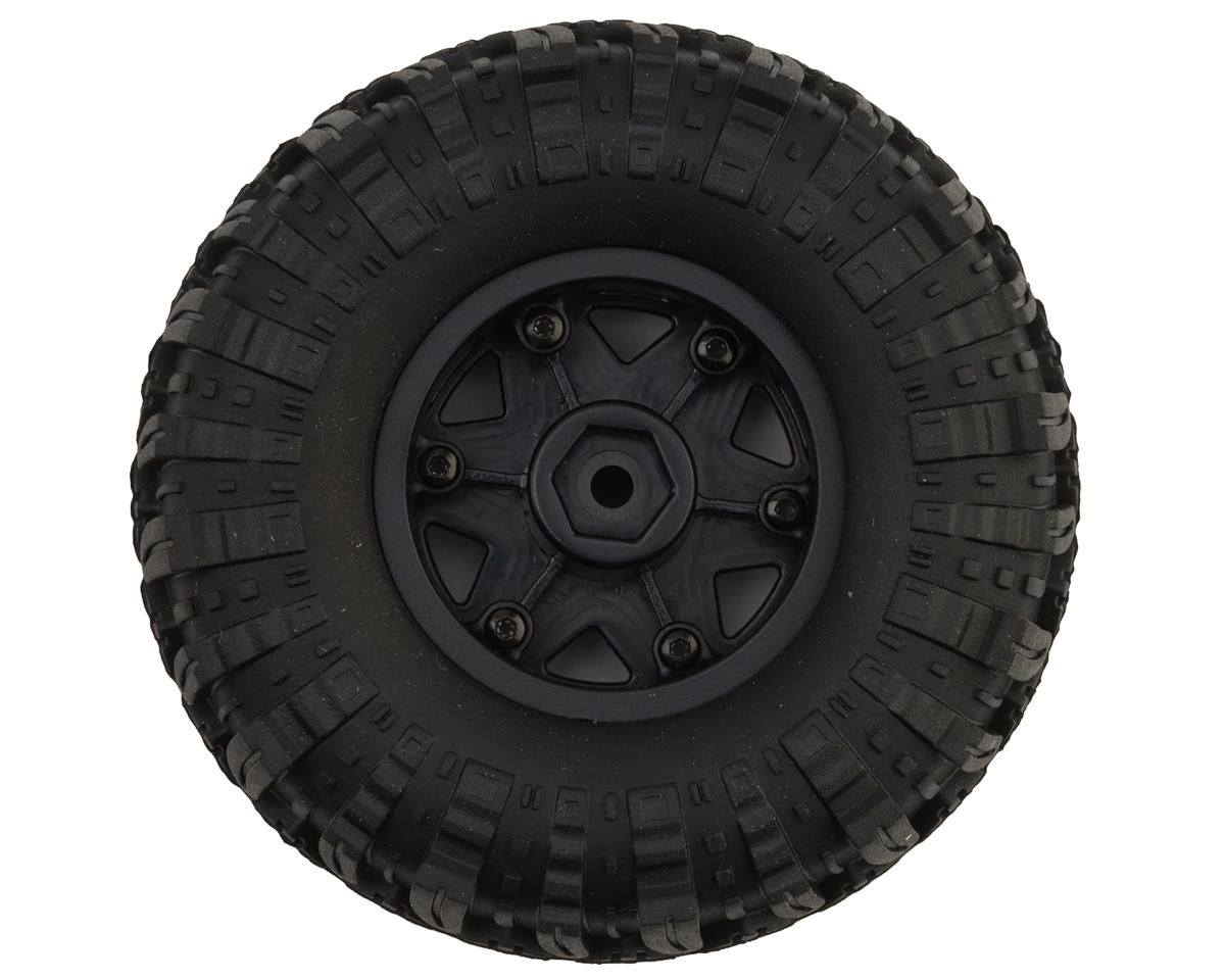 UDI RC Bharal Pro 1.3" Pre-Mounted Tires (Black) (2)