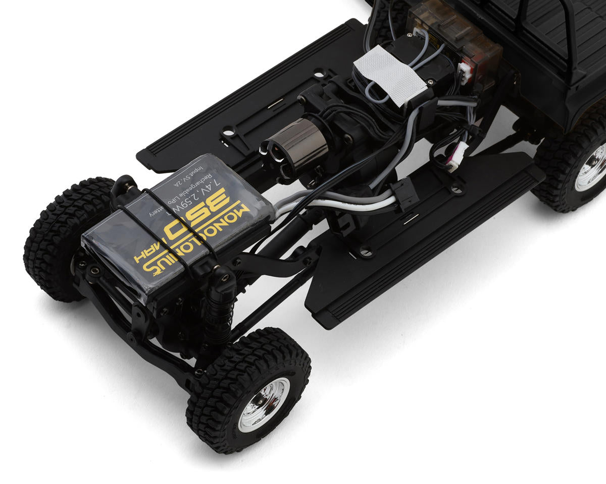 UDI RC UCX18 Pro Toyota Land Cruiser 1/18 RTR 4WD Brushless Rock Crawler (Black)
