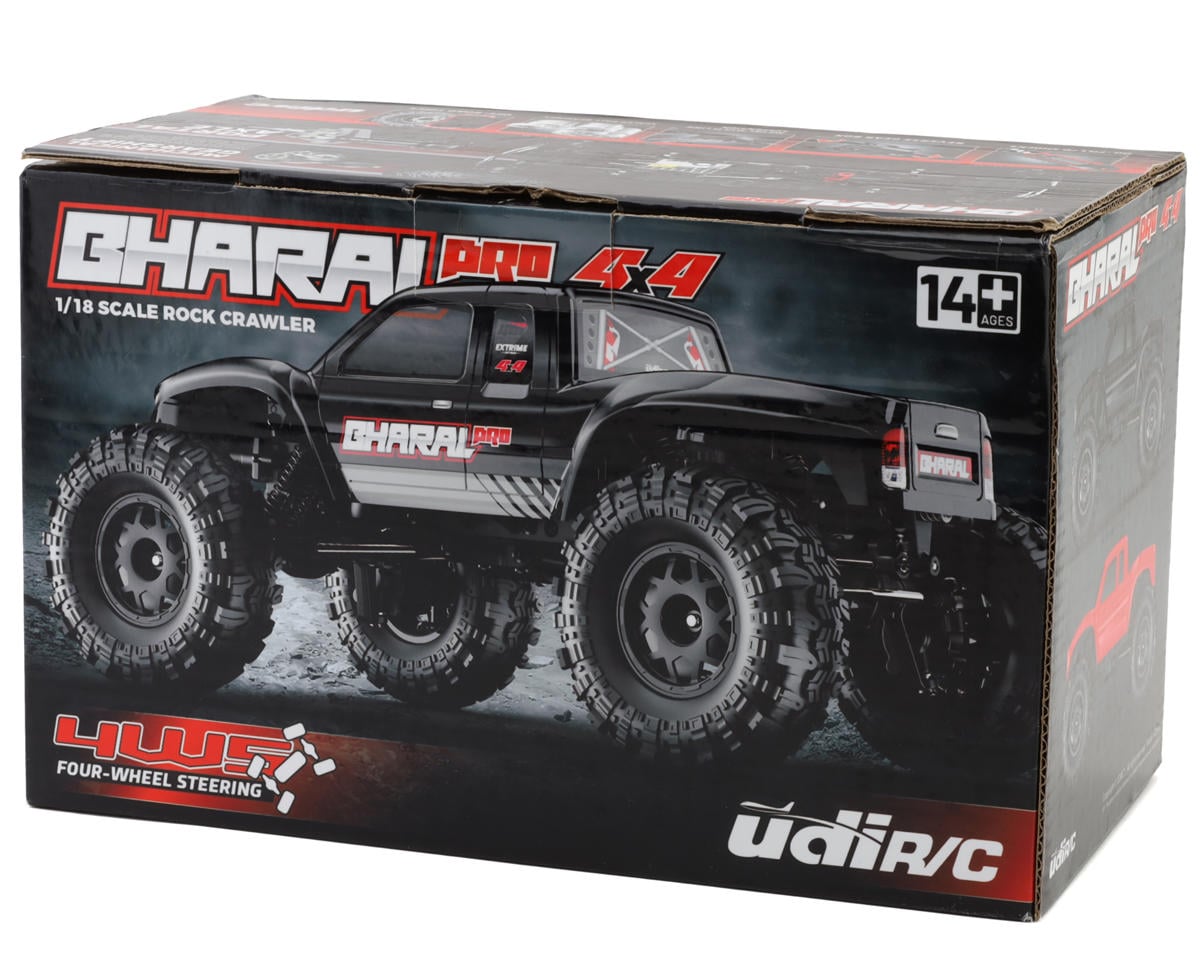 UDI RC Bharal Pro 1/18 4WD RTR Brushless Comp Crawler (Black)