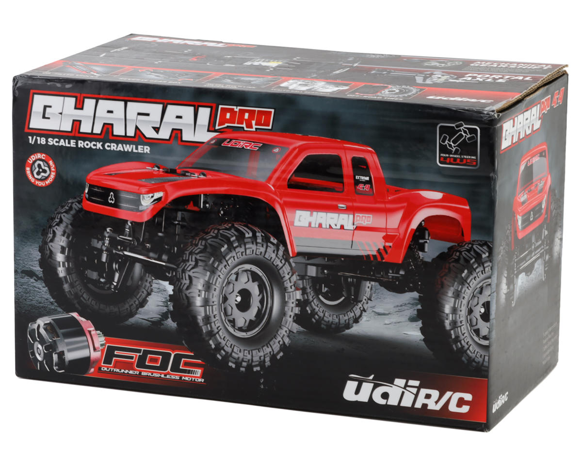 UDI RC Bharal Pro 1/18 4WD RTR Brushless Comp Crawler (Red)