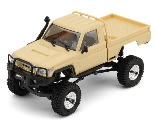 UDI RC UCX24 Pro Toyota Land Cruiser 1/24 RTR Brushless Micro Rock Crawler (Tan)