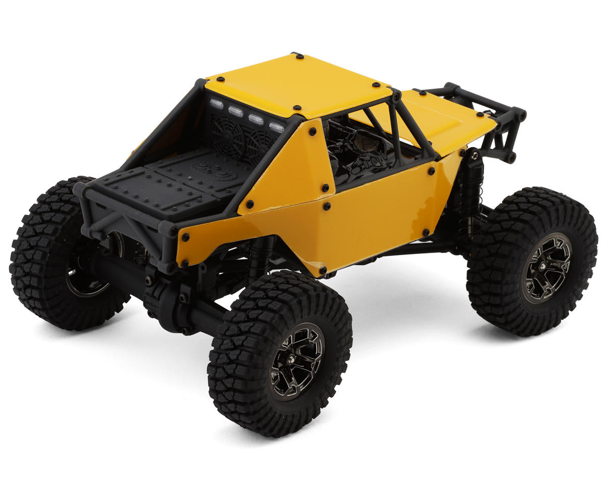 UDI RC UCX24 Snow Leopard 1/24 Brushed RTR Micro Rock Crawler (Yellow)