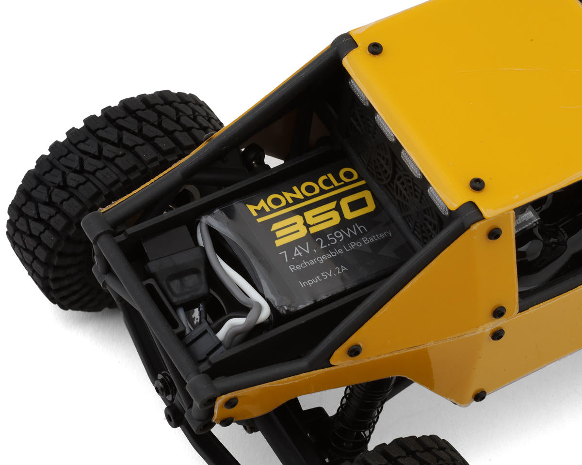 UDI RC UCX24 Snow Leopard 1/24 Brushed RTR Micro Rock Crawler (Yellow)