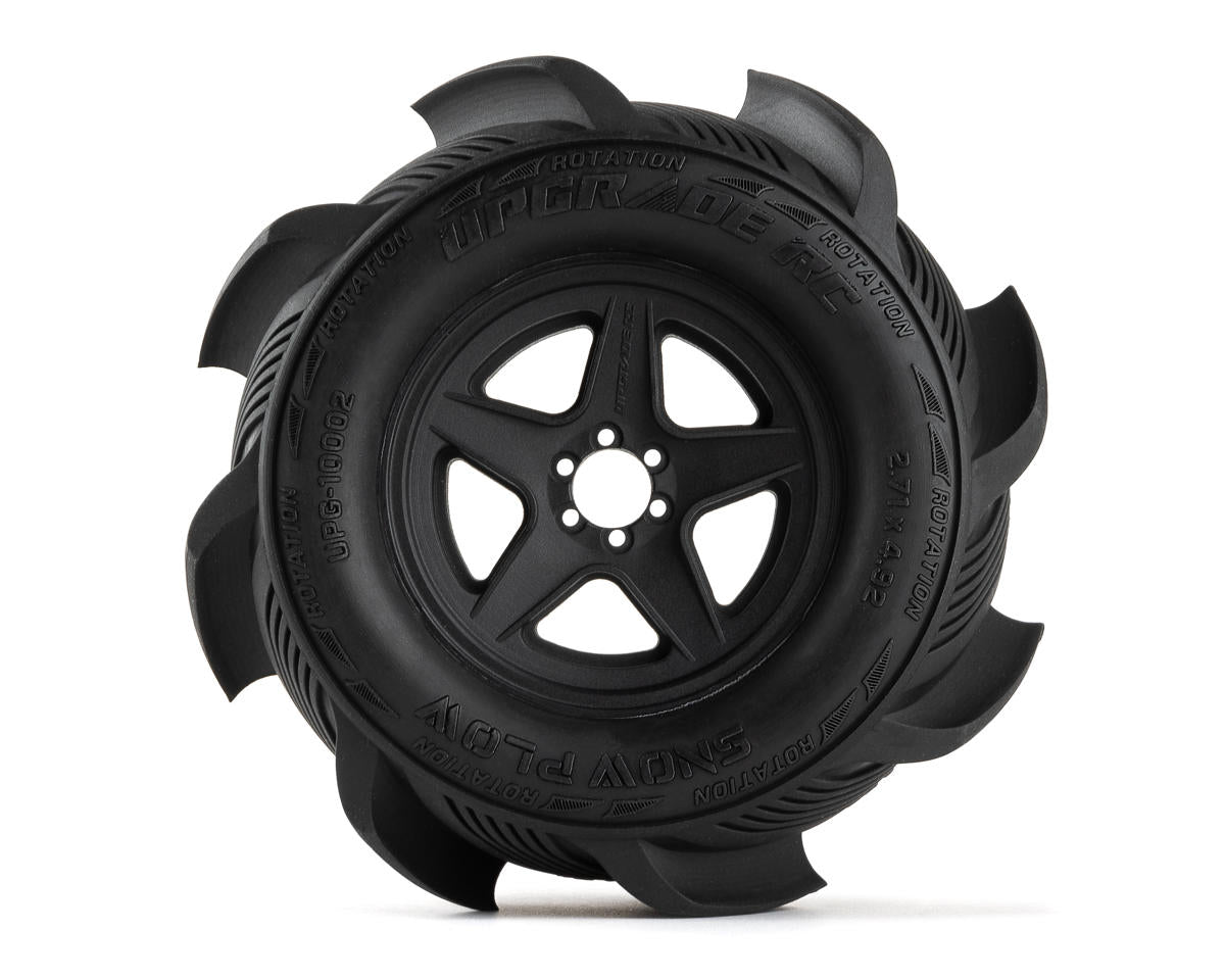 UpGrade RC Snow Plow 2.8" Pre-Mounted Sand/Snow Display Tire (1)