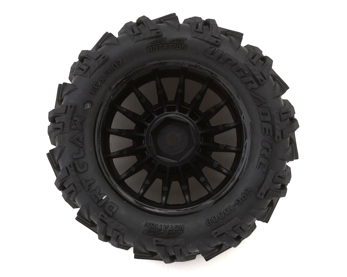 UpGrade RC Dirt Claw Pre-Mounted BELTED Tires for ARRMA® Granite Grom™ (4)