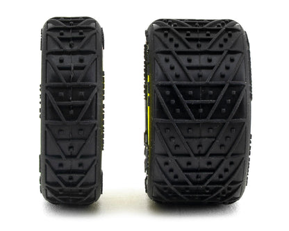 UpGrade RC Clay Bar Pre-Mounted Front and Rear Clay Tires for Losi® Micro-B™