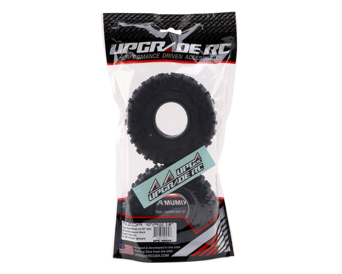 UpGrade RC Razor Wire 1.9" Class 2 Razor-Inspired Rock Crawler Tires (2)