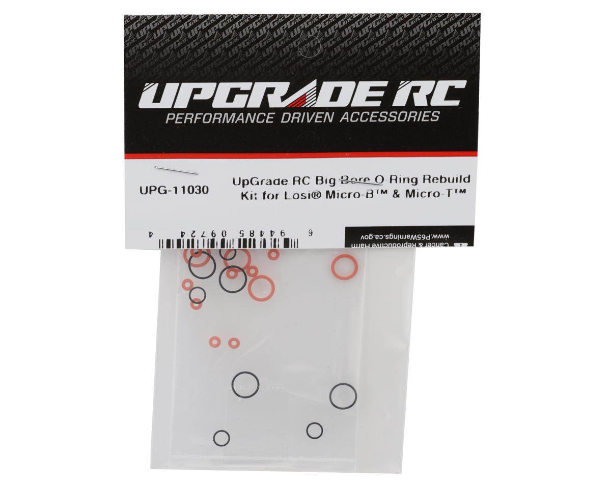 UpGrade RC Big Bore O-Ring Rebuild Kit for Losi® Micro-B™ & Micro-T™ (4)
