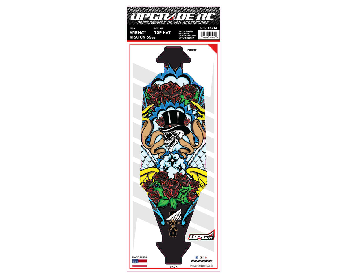 UpGrade RC Chassis Protector for Arrma® Kraton® 6S EXB (Top Hat) (1)