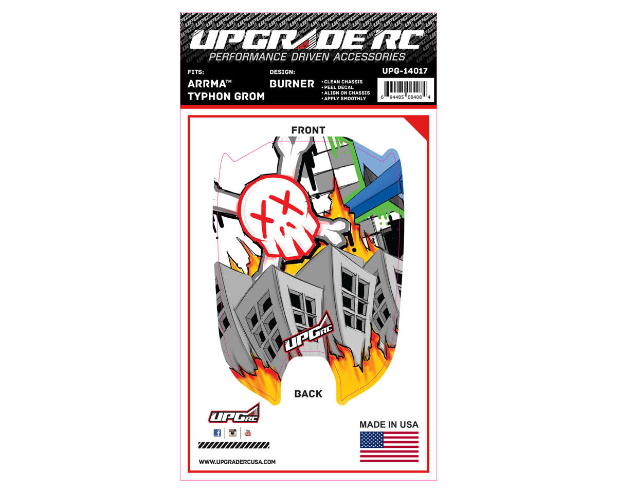 UpGrade RC Chassis Protector for Arrma® Typhon™ Grom (Burner) (1)