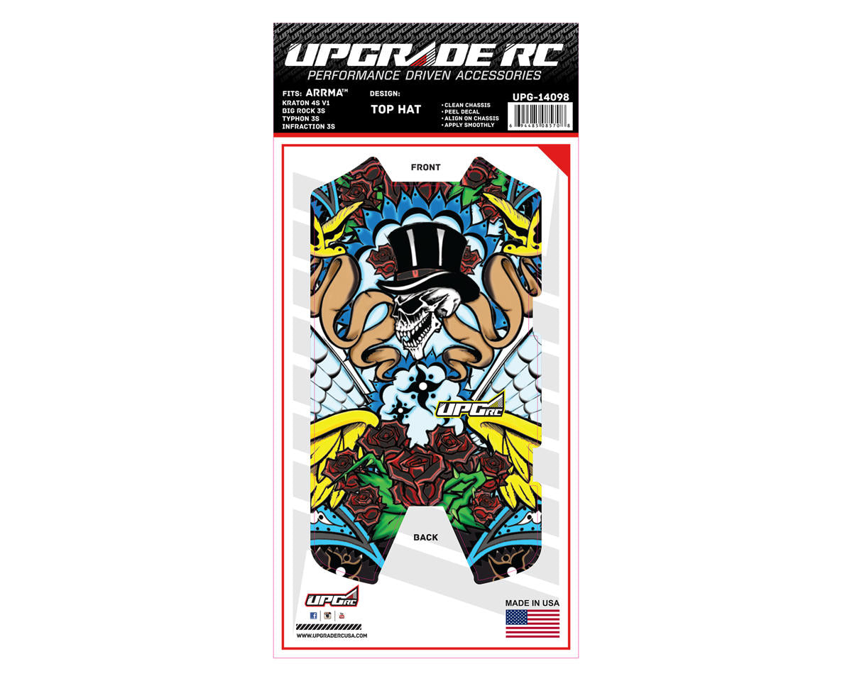 UpGrade RC Chassis Protector for Arrma® 3S (TopHat) (1)