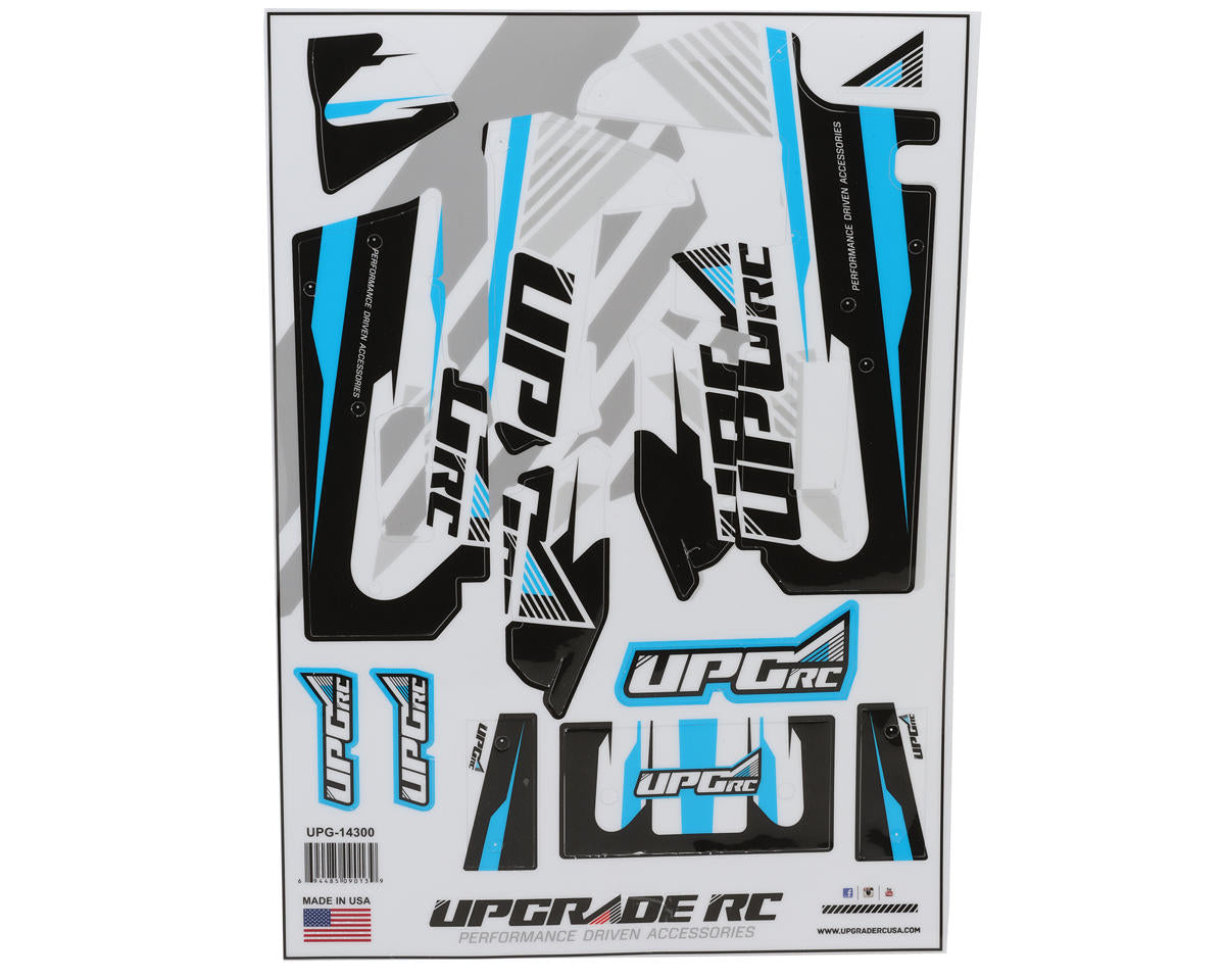 UpGrade RC "Vector" Graphic Set for Losi® 22S™ Sprint Car (Blue)