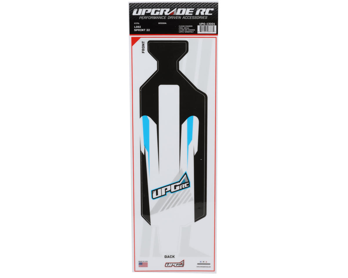 UpGrade RC "Vector" Graphic Set for Losi® 22S™ Sprint Car (Blue)