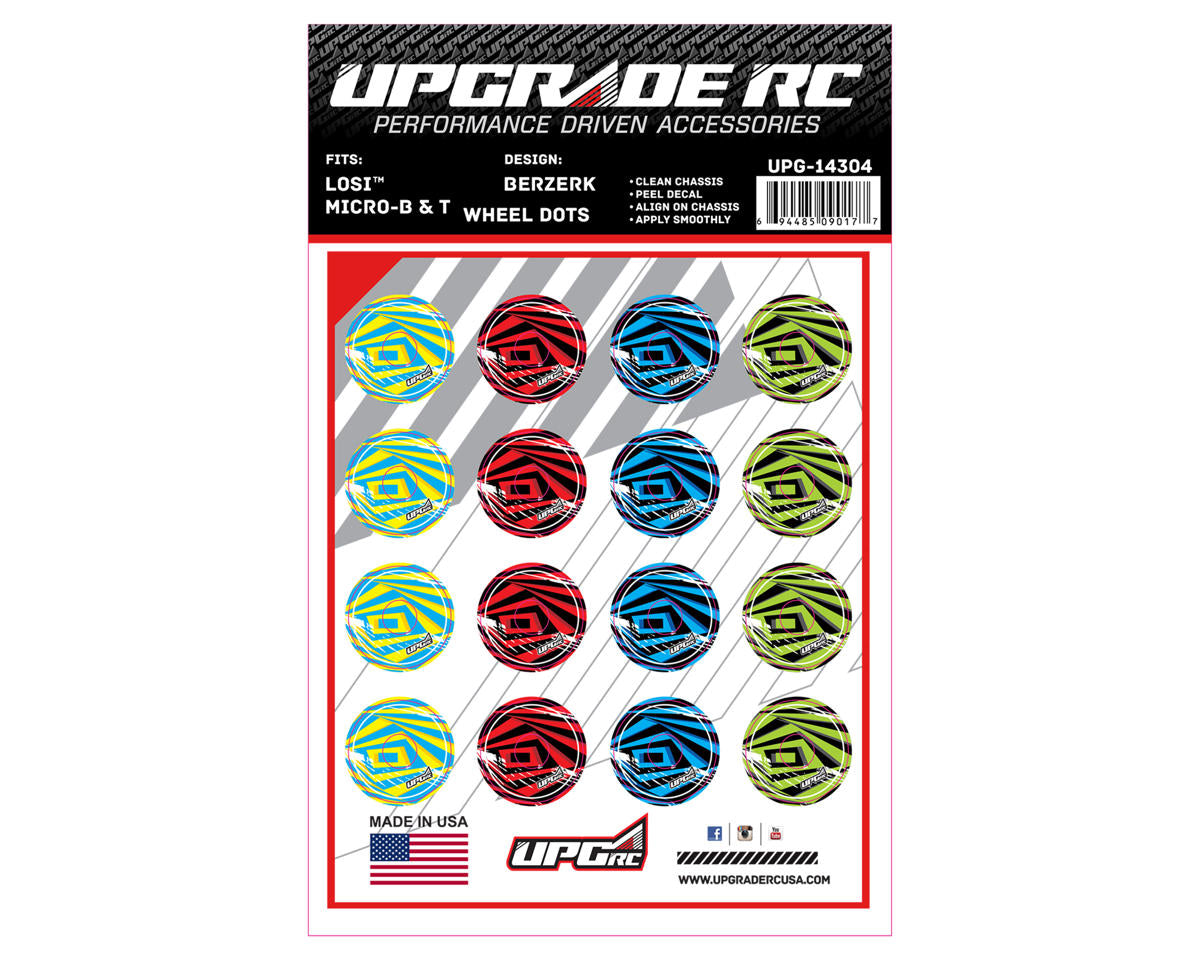 UpGrade RC Wheel Dots for Losi® Micro-B & T (Berzerk)