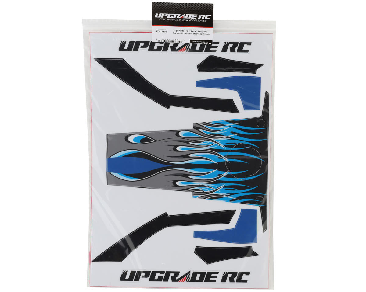 UpGrade RC "Flame" Wrap for Traxxas® Slash™ Modified (Blue)