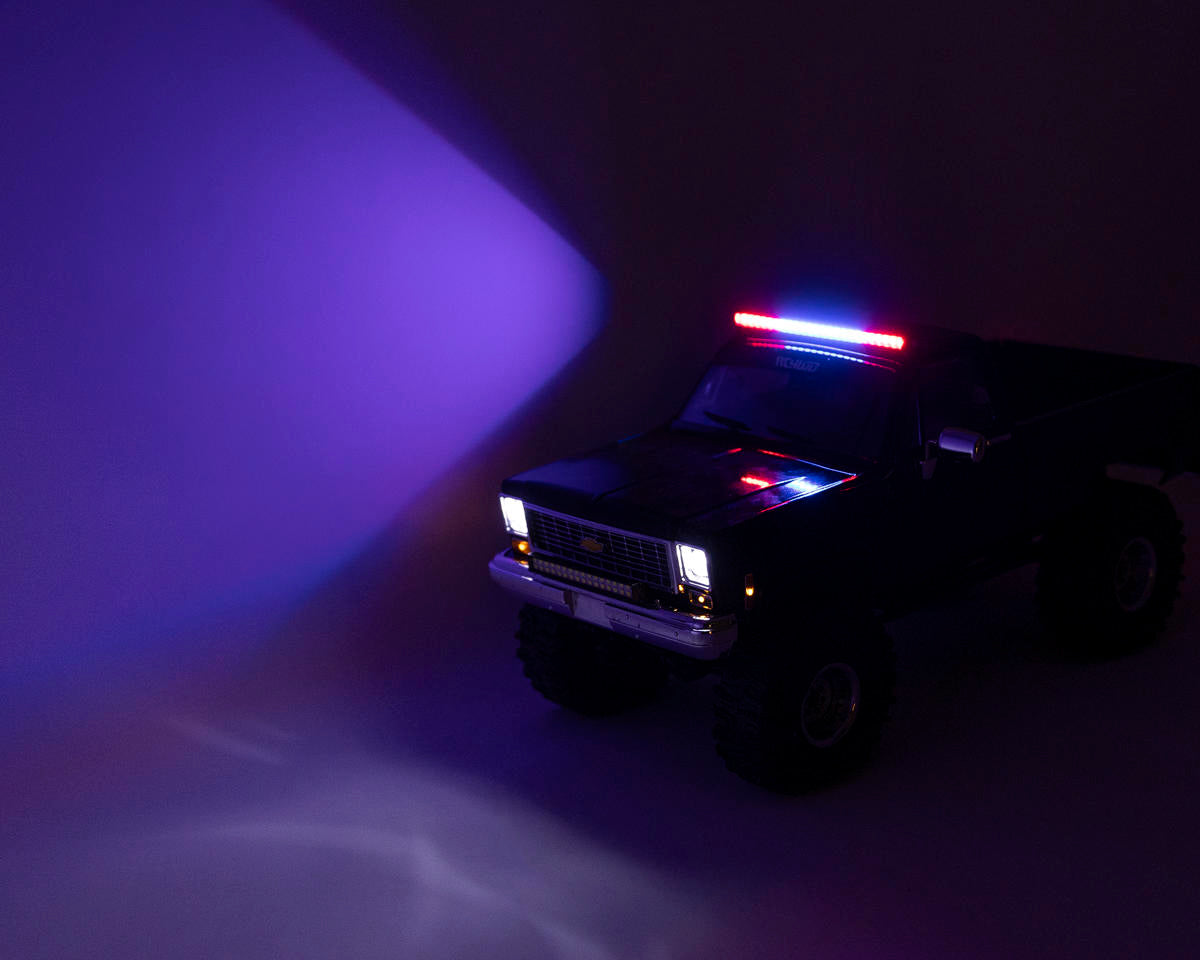UpGrade RC 156mm RGB LED Light Bar (Black) (20 Lighting Functions)
