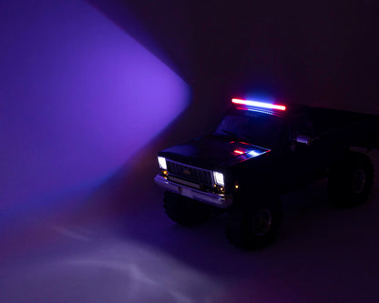 UpGrade RC 156mm RGB LED Light Bar (Black) (20 Lighting Functions)