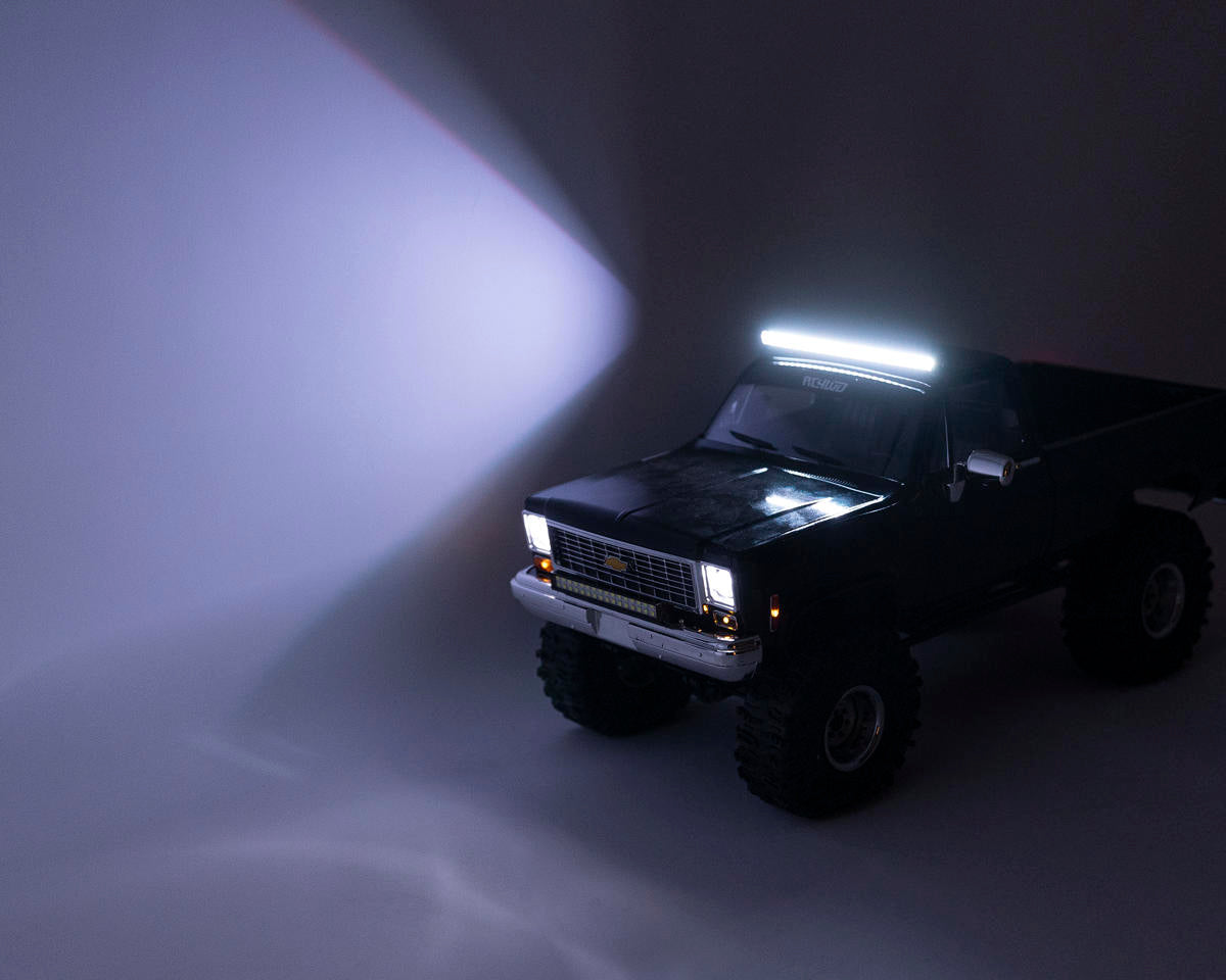 UpGrade RC 156mm RGB LED Light Bar (Black) (20 Lighting Functions)