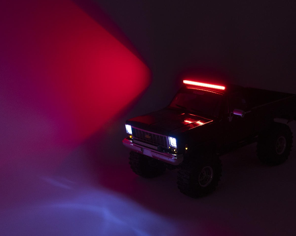 UpGrade RC 156mm RGB LED Light Bar (Black) (20 Lighting Functions)