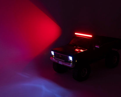 UpGrade RC 156mm RGB LED Light Bar (Black) (20 Lighting Functions)