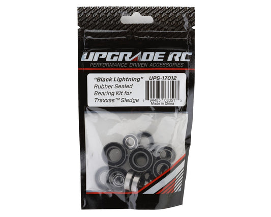 UpGrade RC "Black Lightning" Rubber Sealed Bearing Kit for Traxxas® Sledge®