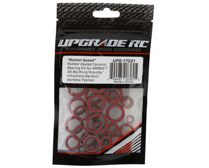 UpGrade RC "Rocket Speed" Rubber Sealed Ceramic Bearing Kit for Arrma® 3S
