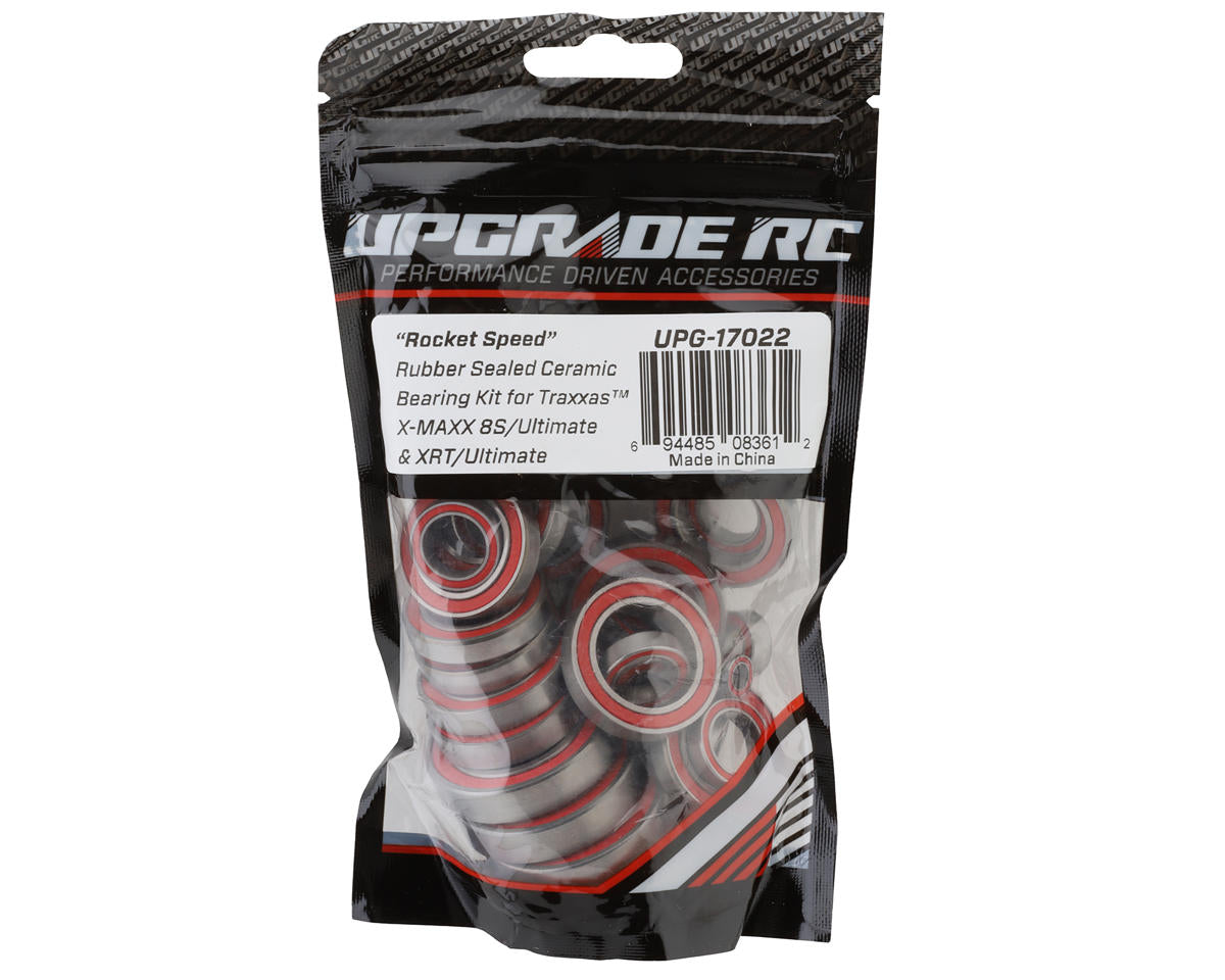 UpGrade RC "Rocket Speed" Rubber Sealed Ceramic Bearing Kit for Traxxas® 8S