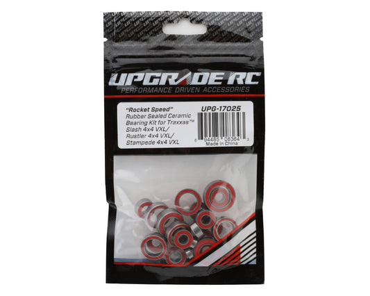 UpGrade RC "Rocket Speed" Rubber Sealed Ceramic Bearing Kit for Traxxas® 4x4 VXL