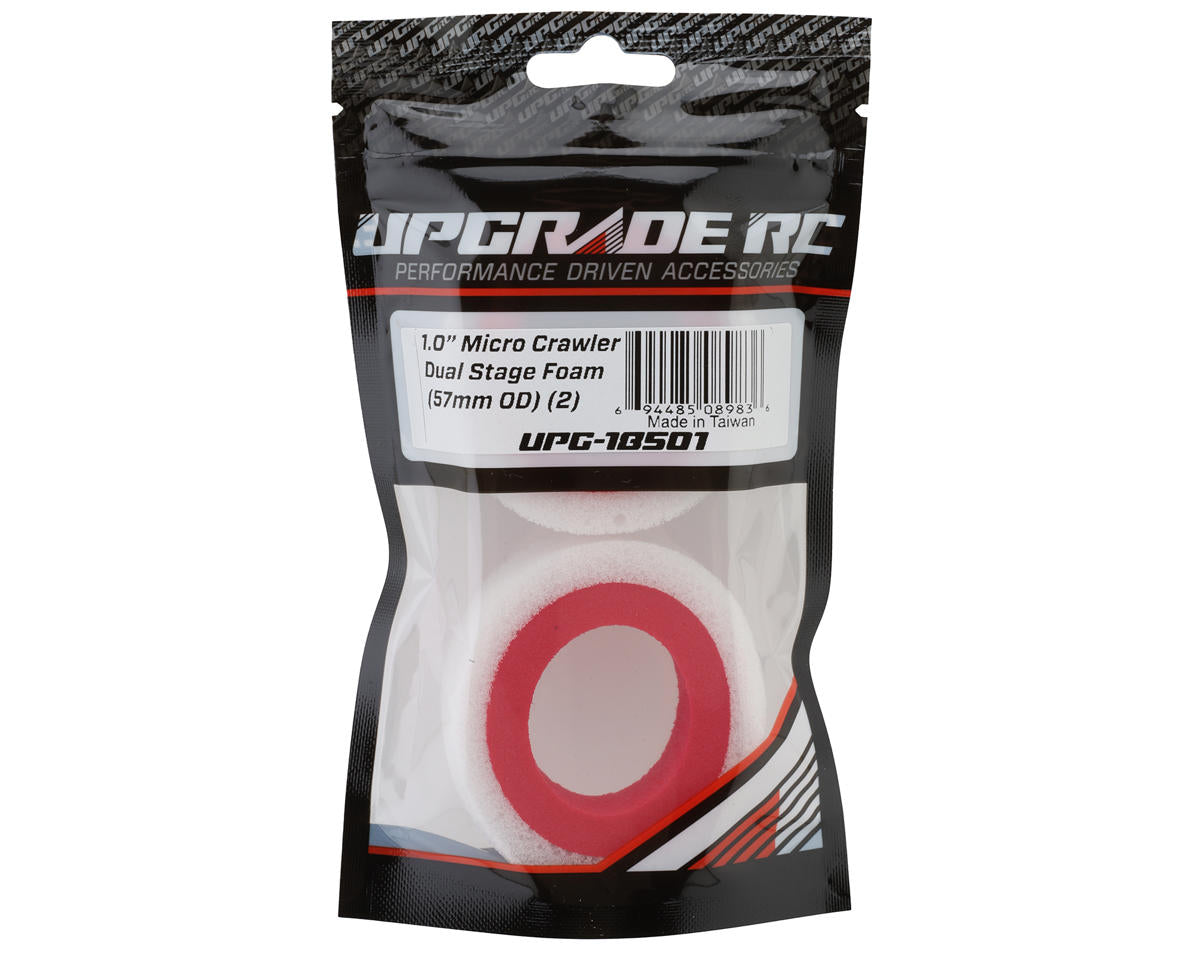 UpGrade RC 1.0" Micro Crawler Dual Stage Foam Inserts (2) (57mm OD)