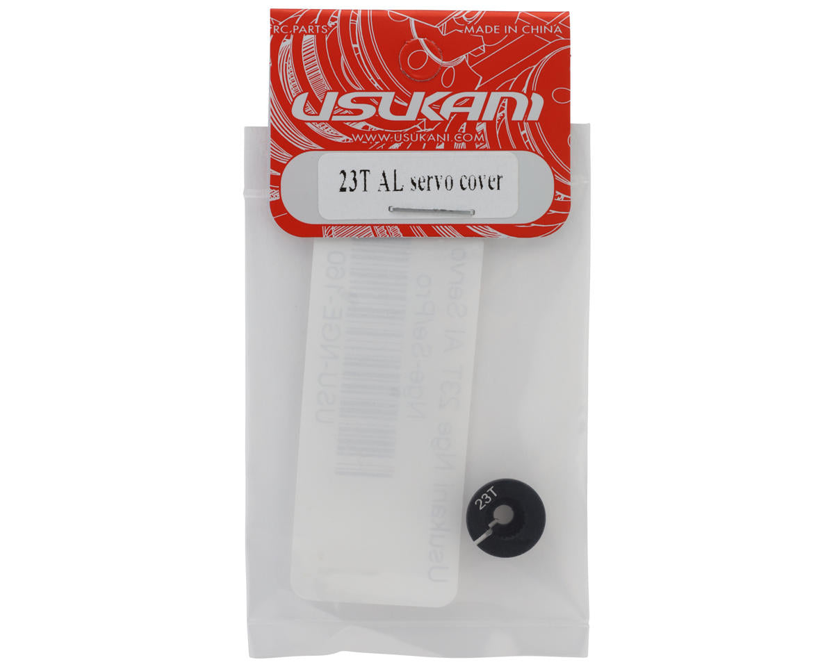 Usukani NGE Pro/BV Aluminum Servo Saver Spline Adapter (Black) (23T)